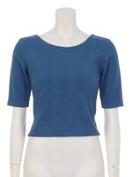 BACKクロスショートTOPS/ブルー