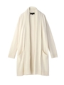 [L]2WAYロングニットトッパーカーディガン/アイボリー(004)