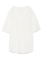 ＶネックレーヨンTee/BLK