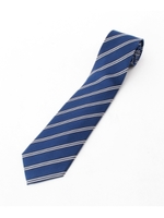 サテン レジメンタル ネクタイ/ネイビー(393)