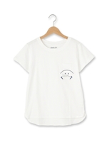 スマイルポケット付きプルオーバー/ホワイト系(002)