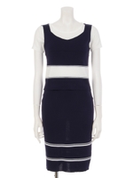 【ANAP】Tシャツ+キャミトップ+ミドルスカート 3点SET/NVY