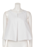 SLIT NC BLOUSE T/T/WHT