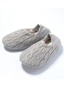 ＰＪ／ケーブルニットルームシューズ/グレー