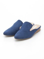 スエードバブーシュ/NAVY