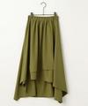 イレギュラーへムラップスカート