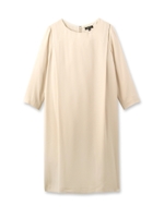 フロントタックワンピース/ライトベージュ(051)