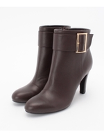 ベルテッドショートブーツ/ブラウン系(044)