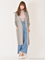 ミディアムニットガウン/ピンク