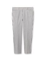 [L]リネン混ストレッチテーパードパンツ/ナチュラル(350)