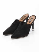 【R&E】スリットミュール/ピンクベージュ