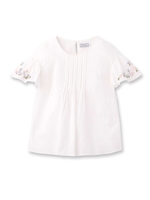 刺繍フレアスリーブブラウス/ホワイト(101)