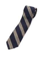 BREUER ストライプ柄ネクタイ/サンドベージュ(153)