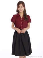 シャツドッキングミディOP　3/カーキ