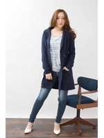 【AZUL by moussy】フーディショールCT/NVY