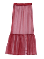 チュールティアードSK/オフホワイト