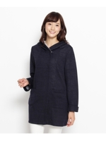 ボンディングフーデッドカーディガン/グレー(012)