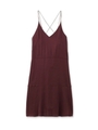 サテンキャミソールワンピース/ボルドー(064)