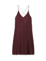 サテンキャミソールワンピース/ボルドー(064)