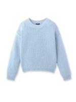[S]ニットプルオーバー/ライトブルー(091)
