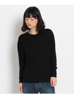 ドロップショルダーウールカットソー/サンドベージュ(053)