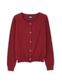FRILL HEM CARDIGAN/ブラック(010)