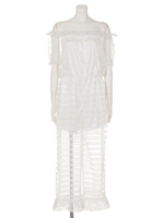 SN Loveロンパース/ホワイト