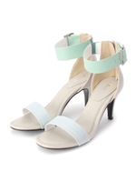 ストラップサンダル/ライトグリーン(521)