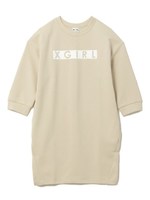DOUBLE FACE COCOON DRESS/アッシュ