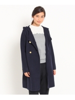 フーデッドニットカーディガン/チャコールグレー(914)