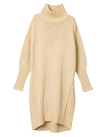 MIXED YARN KNIT DRESS/ベージュ