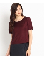 キューブチェックプルオーバー/ボルドー(264)