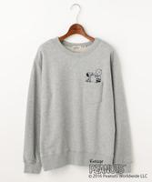 スヌーピー/ポケットスウェット