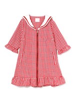ギンガムセーラーワンピース/レッド