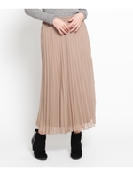 シフォンプリーツスカート/ネイビー(093)