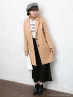 【人気アイテム】チェスター/コート/コイベージュ