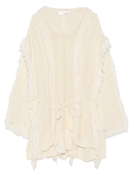 フリンジニットプルオーバー/GRY