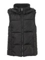 中綿フードベスト/BLACK