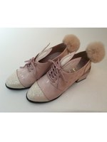 ST Rabbitエナメルシューズ/ブラック