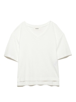 VネックTシャツ/BEG