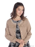 秋カラーツイルＧジャン　2/ベージュ