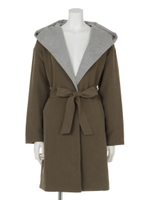 【anap mimpi】フーディガンコート/BK