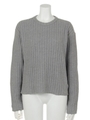 【BED&BREAKFAST】LOW GAUGE WAFFLE Crew neck/GRAY