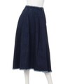 【CASUAL】Denimタックスカート/ブルー