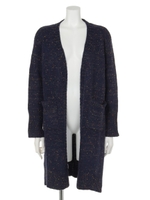 【anap mimpi】ミックスロングカーディガン/L.GRY