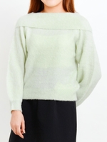 【nonno 12月号掲載】【Ray 12月号掲載】起毛ニットプルオーバー/ミント