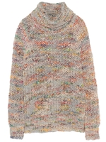 ミックスニットプルオーバー/ORG