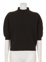 【CASUAL】ストレッチニット トップス/アイボリー