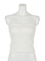 レースインナーベアTOP/WHT