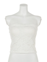 レースインナーベアTOP/WHT